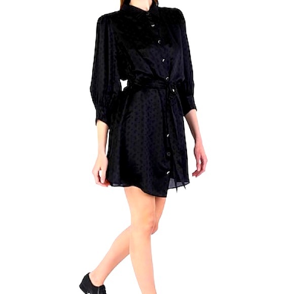 THE KOOPLES Shirt dresses black, size Oversize - Picture 1 of 4